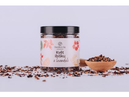 kvet ibisku s levanduli 01